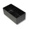 Drawer Organiser - Insert Bin with Divider - Black