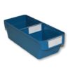Shelf Bin - Loose Parts Warehouse Storage Container - Plastic - Bins, Dividers and Labels - Small - 300mm - Blue - Pack of 40