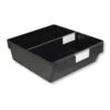 Shelf Bin - Loose Parts Warehouse Storage Container - Plastic - Bins, Dividers and Labels - Large - 300mm - Black - Pack of 20