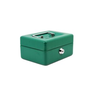 Steel Cash Box - 15 x 12 x 8cm - Colour Options
