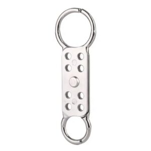 Lockout Hasp - Aluminium - Dual Jaw Clearance - Holds 8 Locks - 15.2 x 5.5cm