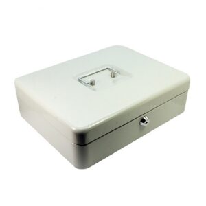 Steel Cash Box - 30 x 24 x 9cm - Colour Options