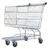 Steel Shopping Trolley - Metal Mesh - 235L