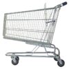 Steel Shopping Trolley - Metal Mesh - with Child Seat - 210L