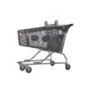 Steel and Plastic Shopping Trolley - Plastic - Hybrid - 180L - Colour Options