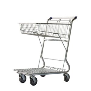 Steel Liquor Shopping Trolley - Medium Metal Mesh - 120L