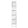 Wire Mesh Locker - Electro Plated - 5 Doors - 180 x 30 x 45cm