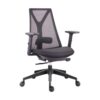 Operators Office Chair - SayL Replica - Mesh and Fabric - Gas Height - Black