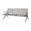 Airport Bench - Public Seating - Aluminium - Indoor and Outdoor Use - Flat Packed - Three Seater - 175 x 67 x 78 cm