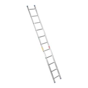 Single Aluminium Ladder - Lean-to Ladder - 11 Steps - 3.4m