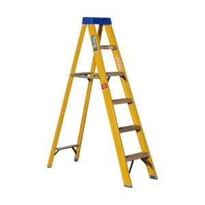 Partial Fibreglass Step Ladder - Single Sided - Industrial - 4 Steps - 1.2m