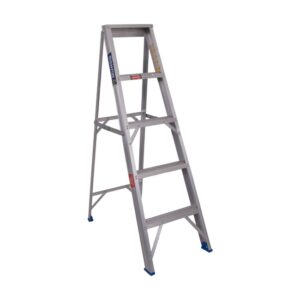 Aluminium Step Ladder - Single Sided - Domestic - 5 Step - 1.3m
