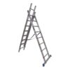 Aluminium Combination Ladder - Double Sided - Medium Duty 5-in-1 Ladder - 8 Rung - 5.2m