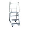 Mobile Safety Step Ladder - Mounty Rollstep - 4 Step - 1.85m High