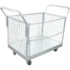 Mesh Box Truck - Trolley - 3 Sided - 91 x 61 x 91 cm - Carrying capacity 500kg