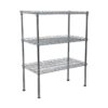 Wire Steel Shelving 3 Shelves - 150 x 120 x 45 cm
