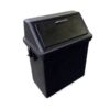Litter Bin - Monkey Proof - Plastic - 90L - 51 x 30 x 101 cm - Black