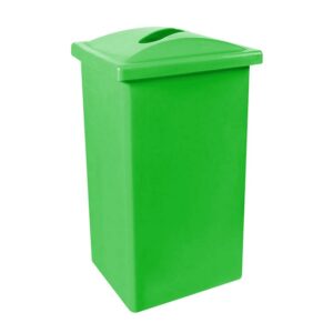 Recycle Bin with Lid - Plastic - 90L - 38 x 34 x 77 cm