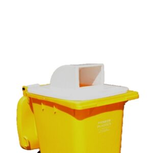 Wheelie Bin Hood - Plastic - Single - Suitable for 240L Bin - 55 x 61 x 26 cm