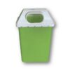 Recycle Bin with Lid - Plastic - 50L - 39 x 22 x 74 cm