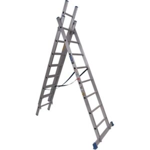 Aluminium Ladder - 5-IN-1 - 10 Rung - Double Sided - 5.2m
