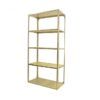 Bolted Shelving Steel Bay 5 Shelves - Uni-Angle - Five Shelf Kit - Painted - 274.3 x 91.4 x 38.1 cm
