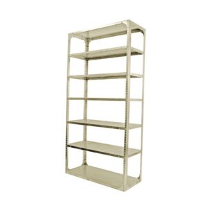 Bolted Shelving Steel Bay 7 Shelves - Uni-Angle - Seven Shelf Kit - Painted - 274.3 x 91.4 x 30.5 cm