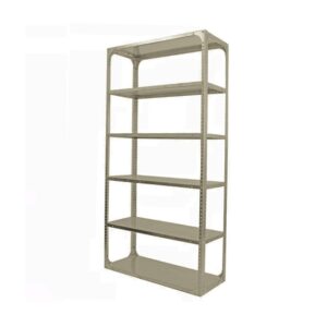 Bolted Shelving Steel Bay 6 Shelves - Uni-Angle - Six Shelf Kit - Painted - 182.9 x 91.4 x 61 cm