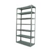 Bolted Shelving Steel Bay 7 Shelves - Uni-Angle - Seven Shelf Kit - Galvanised - 365.8 x 91.4 x 76.2 cm