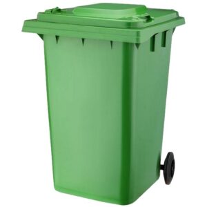 360L Wheelie Bin - 2 Wheel - Plastic - Green