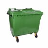 1100L Wheelie Bin - 4 Wheel - Bulk Bin - Plastic - Green