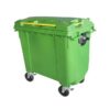 660L Wheelie Bin - 4 Wheel - Bulk Bin - Plastic - Green