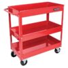 Senator Tool Tray Trolley - Steel - 136kg Load Capacity - 3 Tiers - 73.7 x 38.3 x 66.3 cm