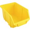 Senator Stack & Hang Plastic Bin - Small Parts Storage - SEN2 - with Label Holder - 24 x 15.5 x 12.5 cm - Yellow