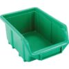 Senator Stack & Hang Plastic Bin - Small Parts Storage - SEN1 - with Label Holder - 16.5 x 11 x 7.5 cm - Green