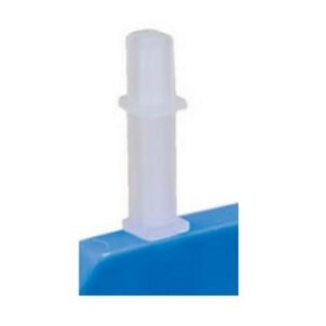 Matlock Louvre Panel Bin Riser Rods - Metal - 4 Pack - For Matlock Bins 3A, 4 & 5