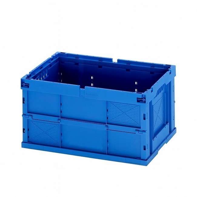 Matlock Euro Container - Polypropylene - Foldable - 60 x 40 x 32 cm - Blue - Excludes Lid