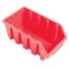 Matlock Plastic Storage Bin - Wall Mountable & Stackable - Label Holder - 20.4 x 34 x 15.5 cm - Red