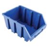 Matlock Plastic Storage Bin - Wall Mountable & Stackable - Label Holder - 17 x 24 x 12.6 cm - Blue