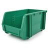 Matlock Plastic Louvre Panel Bin - Stack and Hang Container - Interlocking Design - 15.7 x 23.7 x13.2 cm - Green