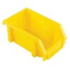 Matlock Plastic Louvre Panel Bin - Stack and Hang Container - Interlocking Design - 10 x 16 x 7.4 cm - Yellow