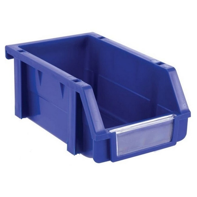 Shelf Bin - Loose Parts Warehouse Storage Container - Plastic - Large - 500mm - Blue