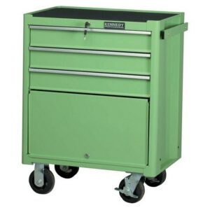 KennedyPro Steel Tool Roller Cabinet - 3 Drawers - 75kg Capacity - 89 x 69 x 46 cm