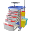 Drug Medicine Trolley (5 drawers) MS-MT003