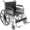 Standard Wheelchair with two brakes MS9001