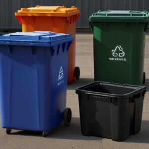 2 wheel bin