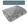 Mink Blanket Double Grey