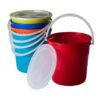 20 Litre Bucket & Lid – Assorted Colours