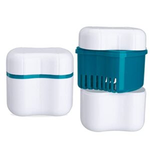 Denture Box – Green with built in drainer