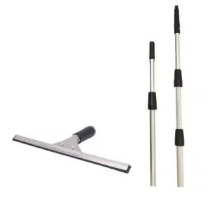 35cm Window Squeegee & 2.5 Meter Aluminium Telepole E-LINE